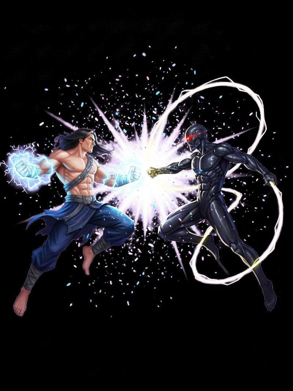 Anime Battle Hoodie Power Clash Energy Blast Streetwear Gift for Gamers and Anime Fans