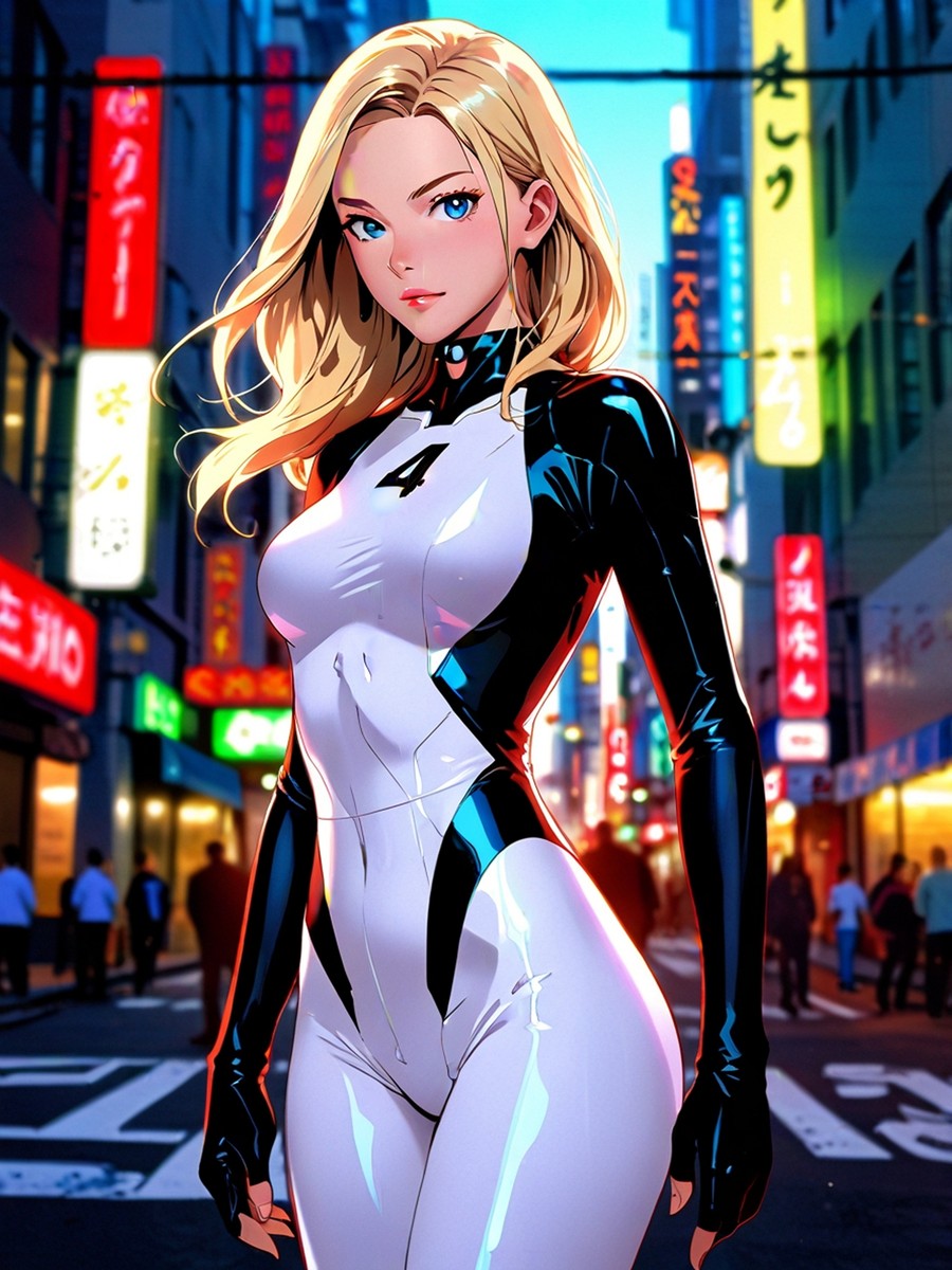 Anime Girl Fleece Blanket Futuristic Streetwear Sci-Fi Tokyo Neon Art Throw Gift for Anime Fans and Otaku