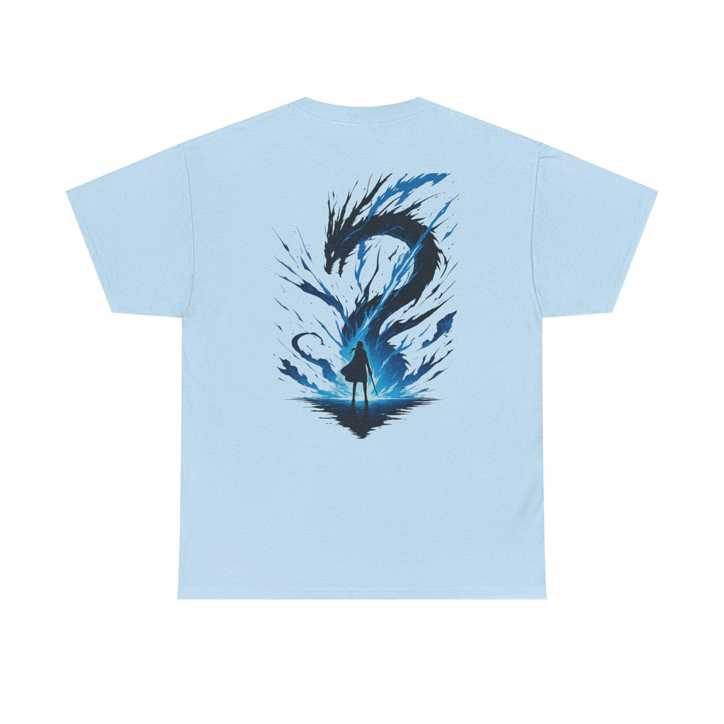 Epic Anime Dragon Graphic Tee: Unisex Heavy Cotton T-Shirt