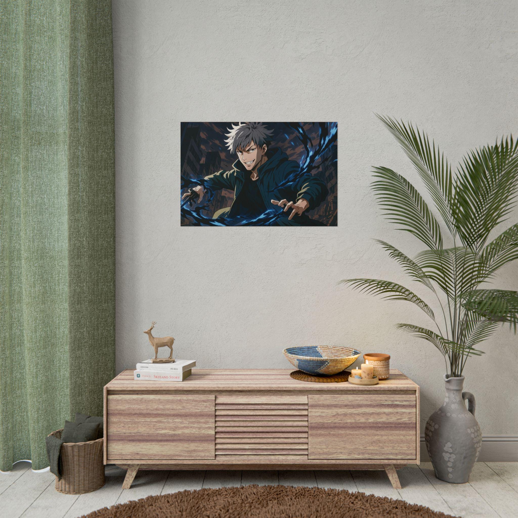 Anime Magician Art Poster: Vibrant Manga Wall Decor