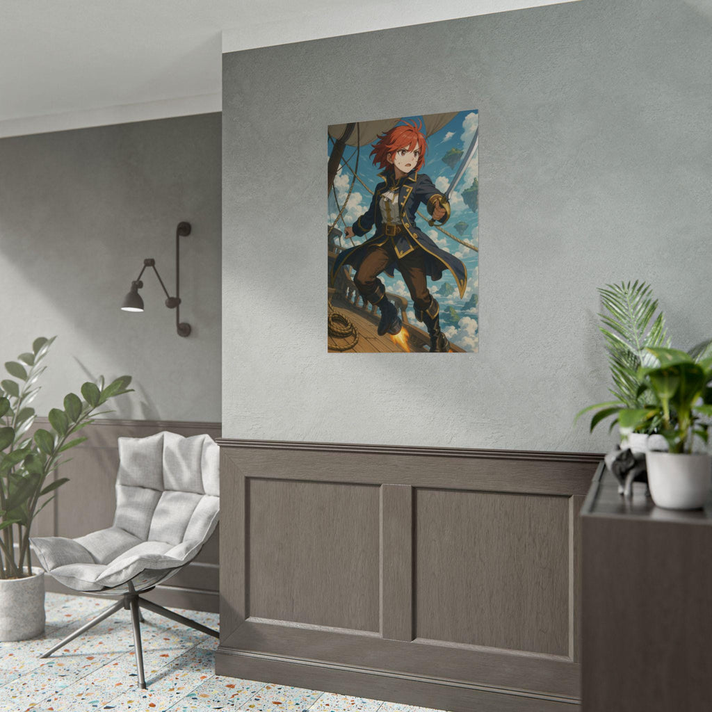 Anime Pirate Art Print: Swashbuckler Theme for Gamers