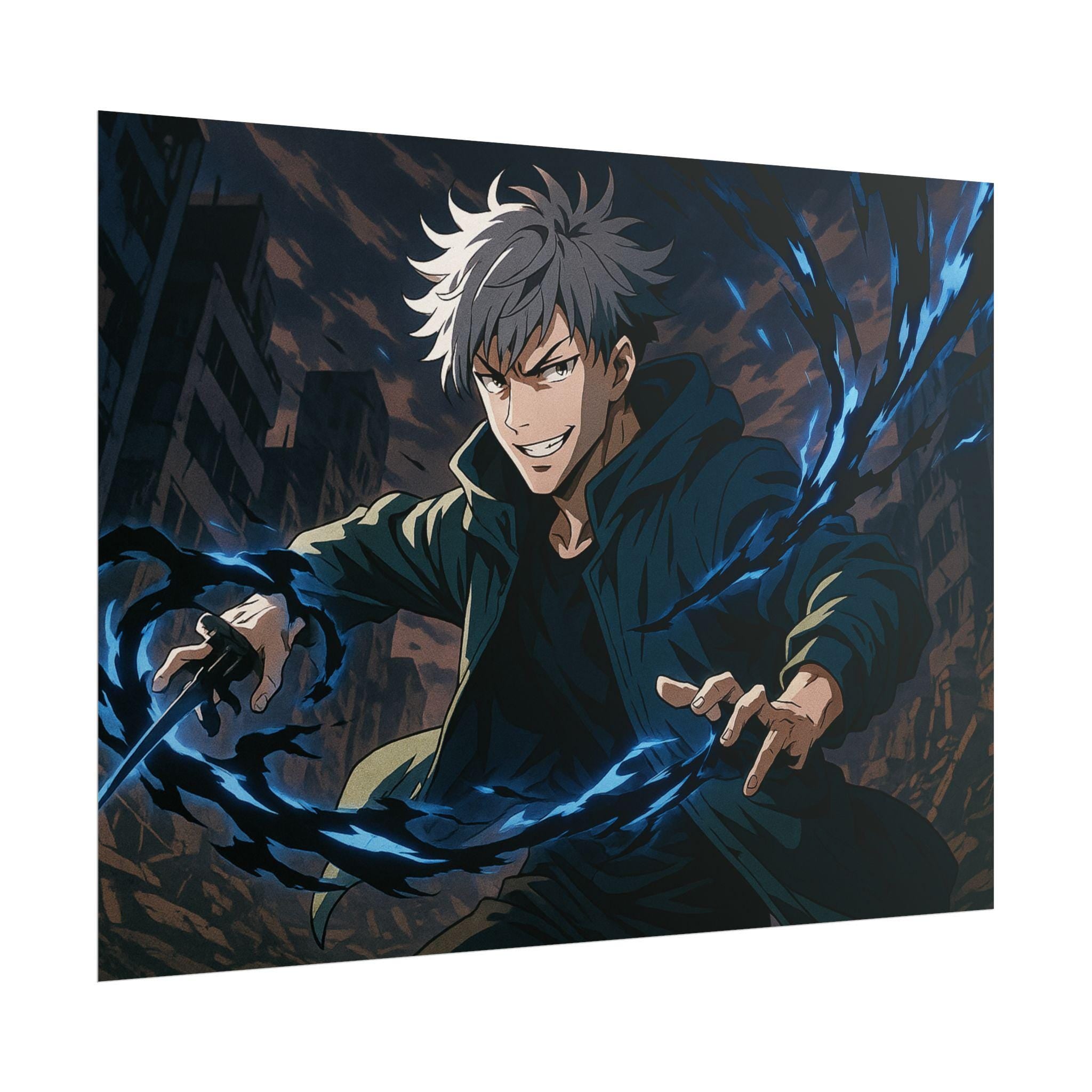 Anime Magician Art Poster: Vibrant Manga Wall Decor