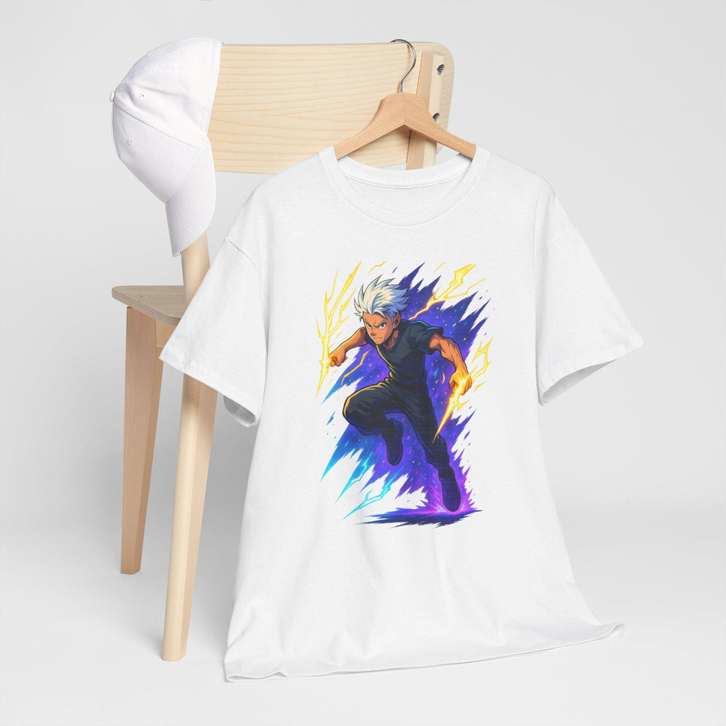 Electric Anime Hero T-Shirt: Manga Gamer Gift
