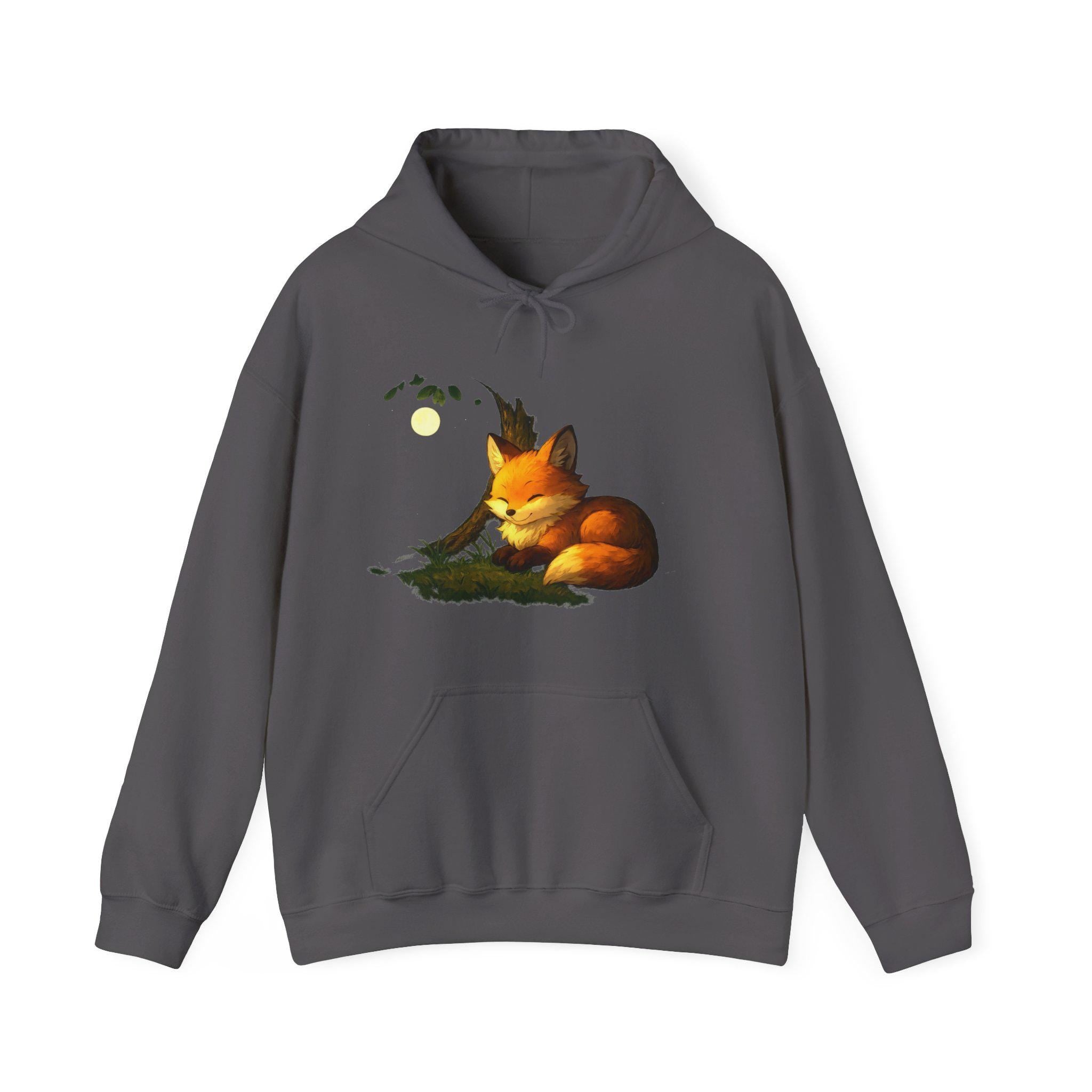 Cozy Fox Hoodie Winter Sweatshirt Warm Woodland Animal Pullover Gift for Nature Lovers and Anime Fans