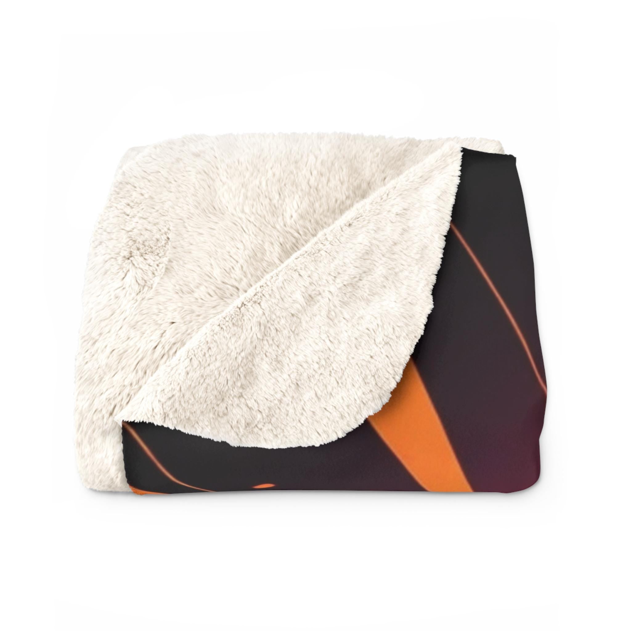 Anime Lightning Hero Sherpa Blanket Neon Glow Superpower Character Design Cozy Gift for Anime Fans and Gamers