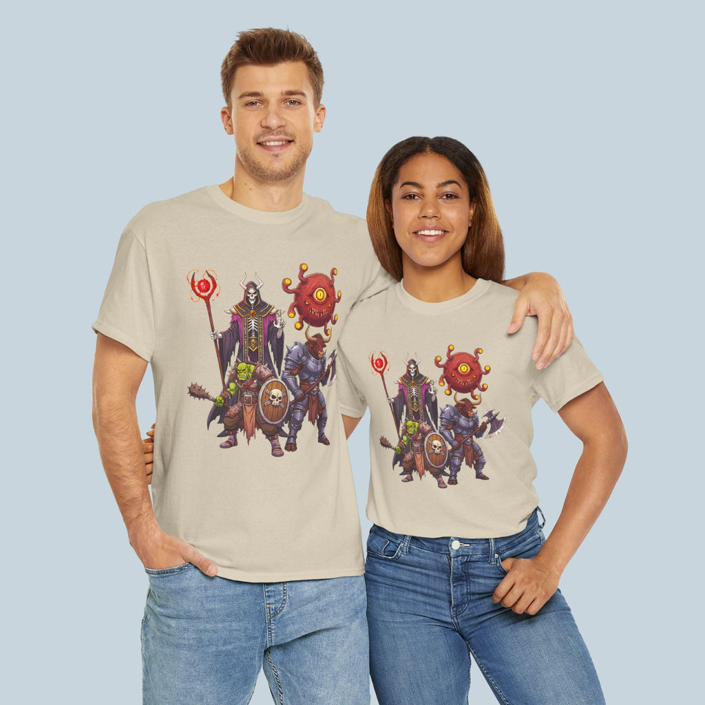 Lich Orc Beholder Minotaur T-Shirt Fantasy RPG Villain Squad Anime Gamer Gift