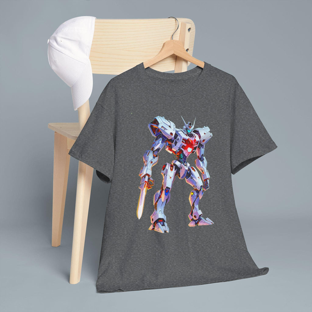 Retro Mech Anime T Shirt Robot Warrior Tee 80s Mecha Style Graphic Gift for Anime Fans and Gamers