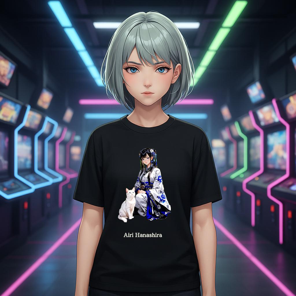 Anime Kimono Girl Hoodie Cat Companion Aesthetic Streetwear Gift for Cozy Anime Lovers and Collectors