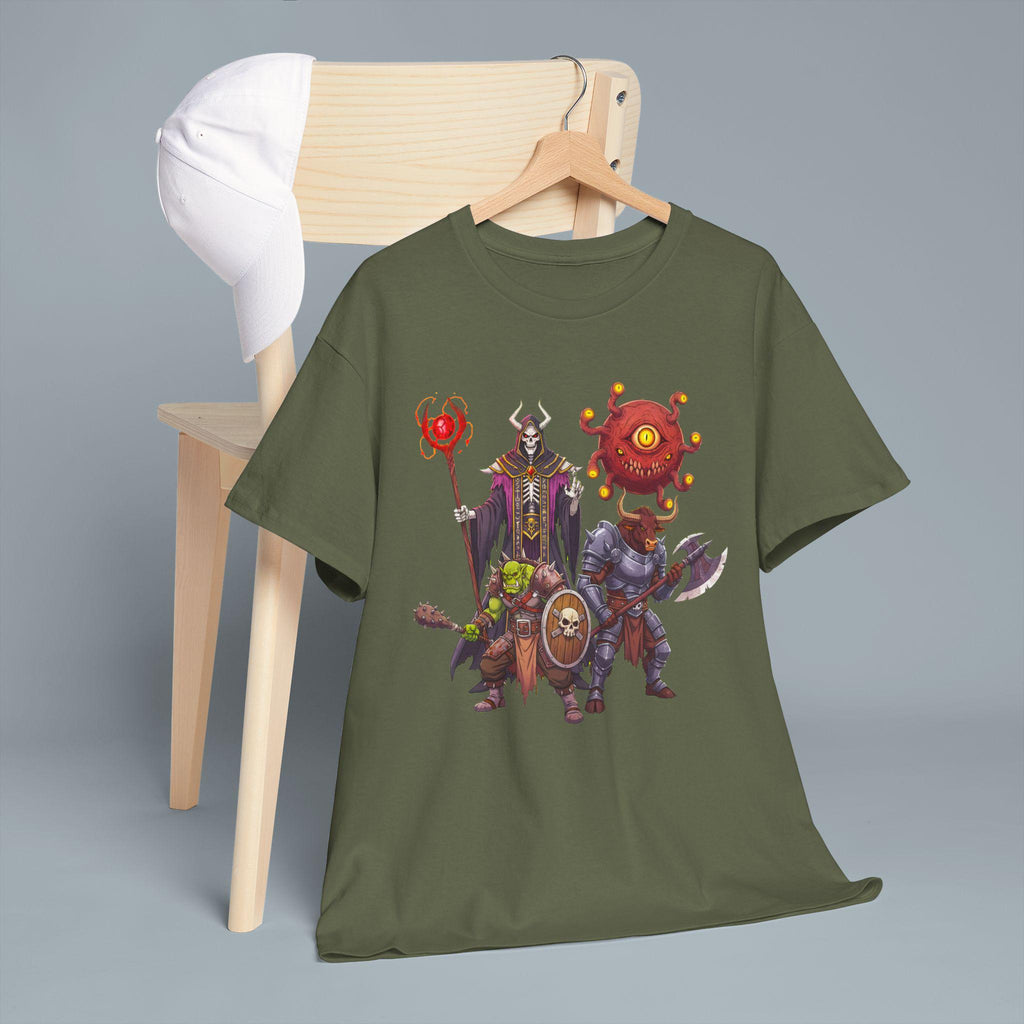 Lich Orc Beholder Minotaur T-Shirt Fantasy RPG Villain Squad Anime Gamer Gift